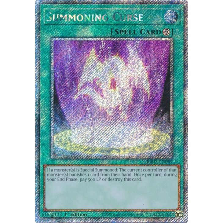 Image for Summoning Curse (Platinum Secret Rare) (RA03-EN057) - YuGiOh