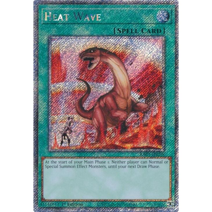 Image for Heat Wave (Platinum Secret Rare) (RA03-EN058) - YuGiOh