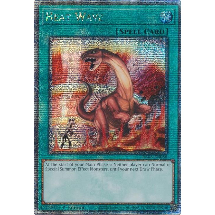 Image for Heat Wave (Quarter Century Secret Rare) (RA03-EN058) - YuGiOh