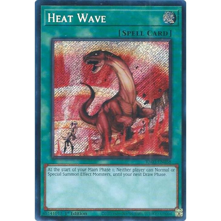 Image for Heat Wave (Secret Rare) (RA03-EN058) - YuGiOh