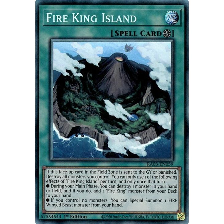 Image for Fire King Island (PCR) (RA03-EN059) - YuGiOh