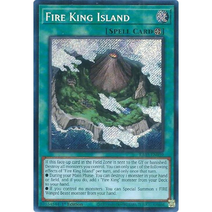 Image for Fire King Island (Secret Rare) (RA03-EN059) - YuGiOh