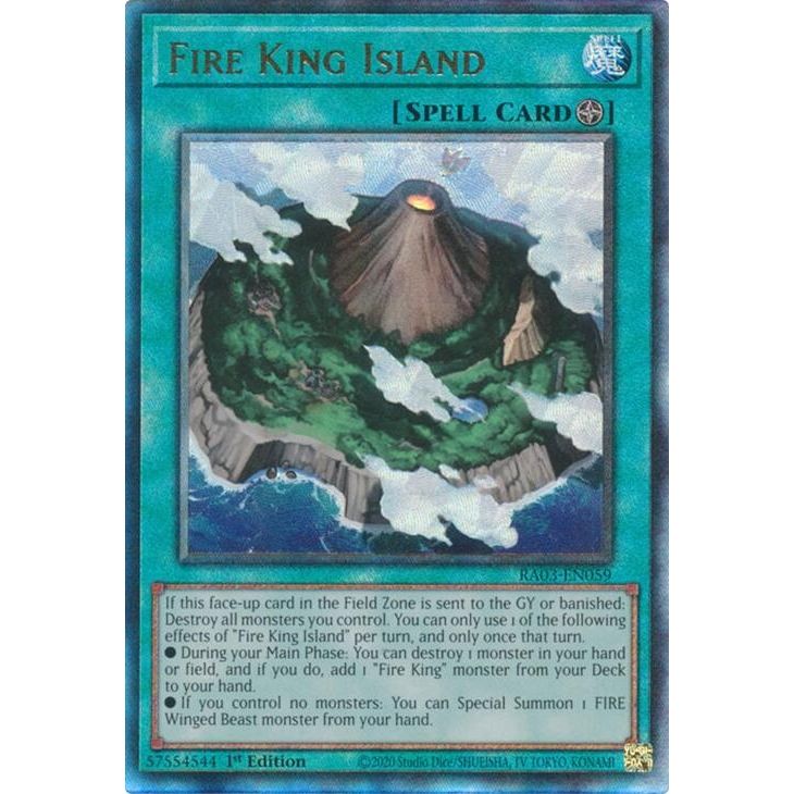Image for Fire King Island (PUR) (RA03-EN059) - YuGiOh