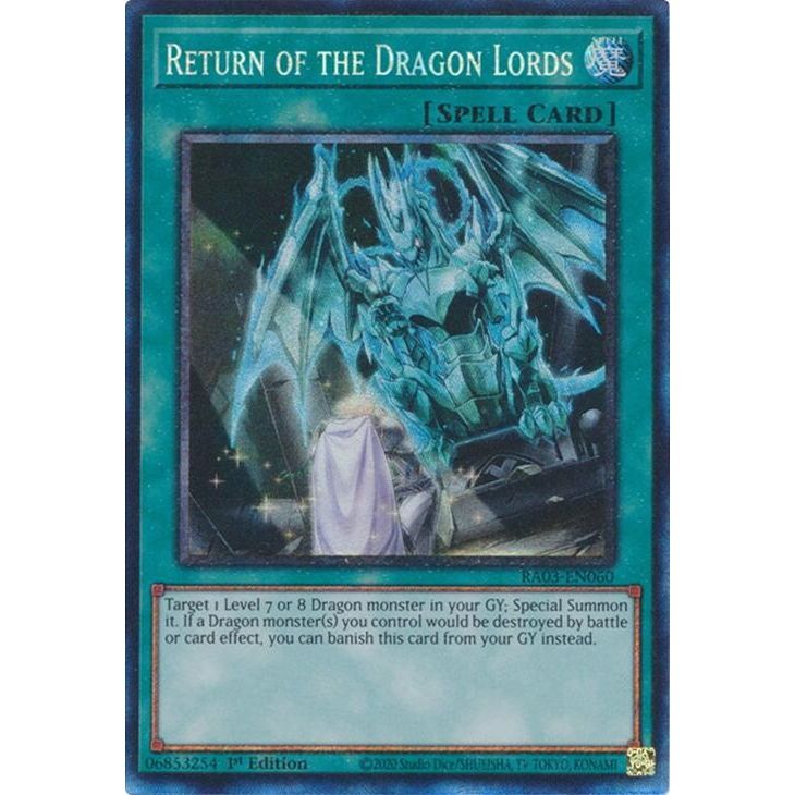 Image for Return of the Dragon Lords (PCR) (RA03-EN060) - YuGiOh