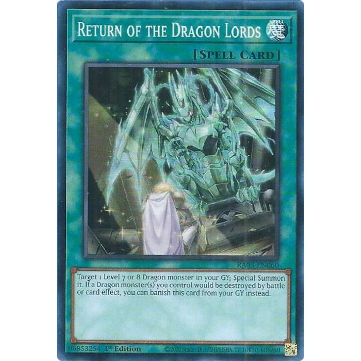 Image for Return of the Dragon Lords (RA03-EN060) - YuGiOh