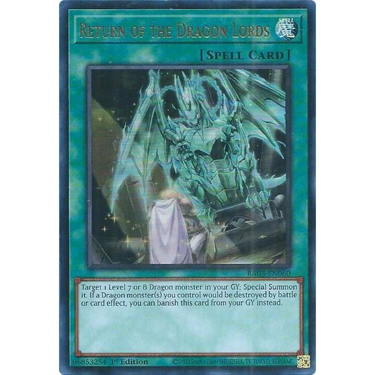 Image for Return of the Dragon Lords (UR) (RA03-EN060) - YuGiOh