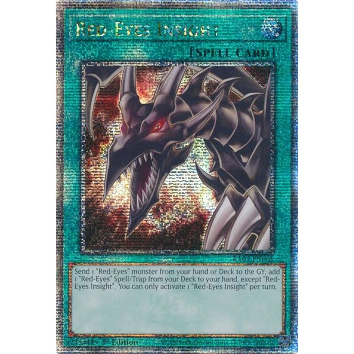 Image for Red-Eyes Insight (Quarter Century Secret Rare) (RA03-EN061) - YuGiOh