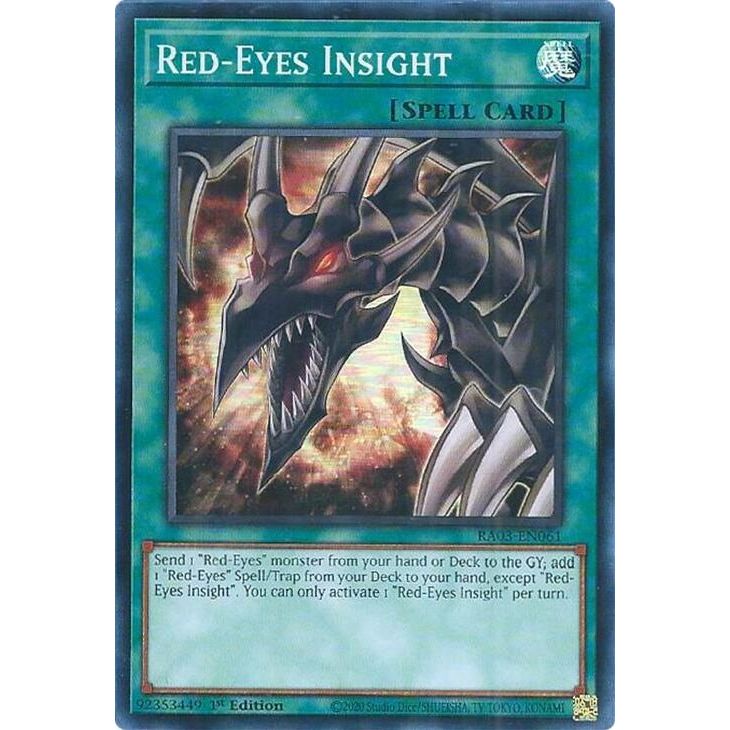 Image for Red-Eyes Insight (RA03-EN061) - YuGiOh