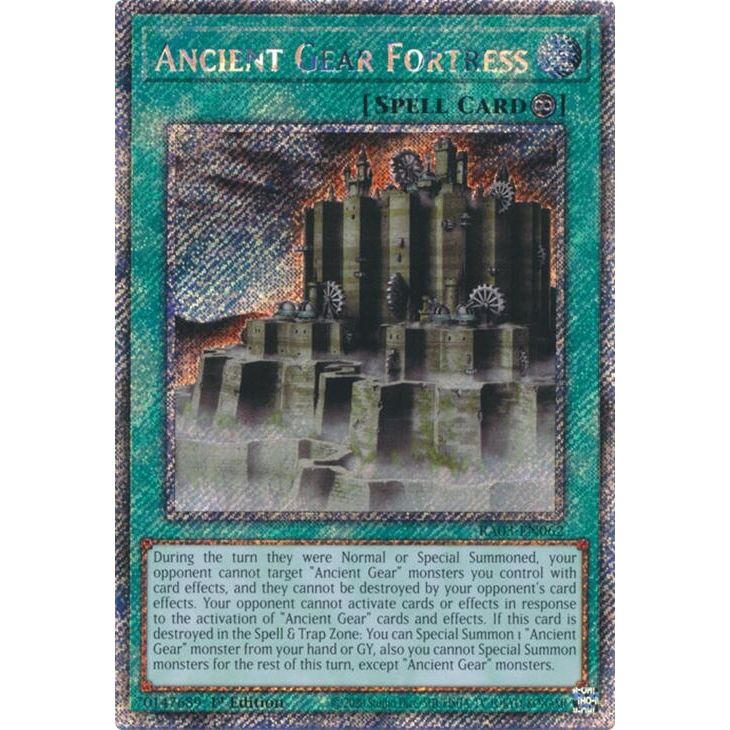 Image for Ancient Gear Fortress (Platinum Secret Rare) (RA03-EN062) - YuGiOh