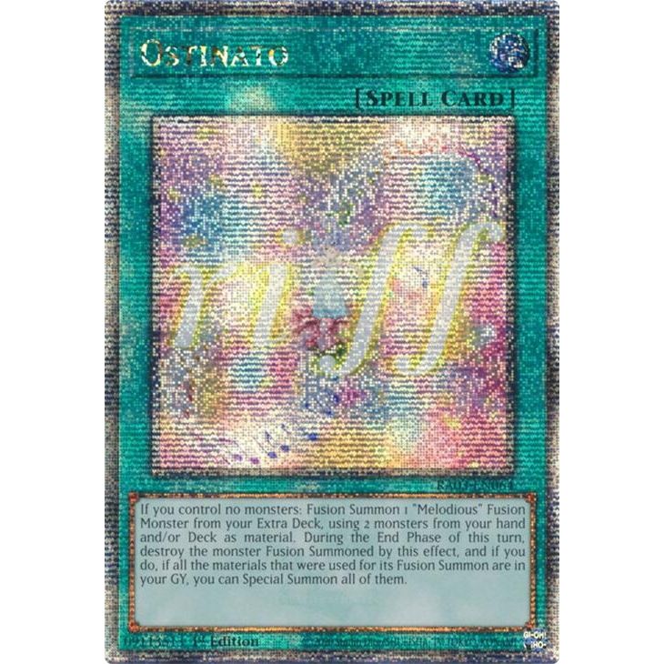 Image for Ostinato (Quarter Century Secret Rare) (RA03-EN064) - YuGiOh