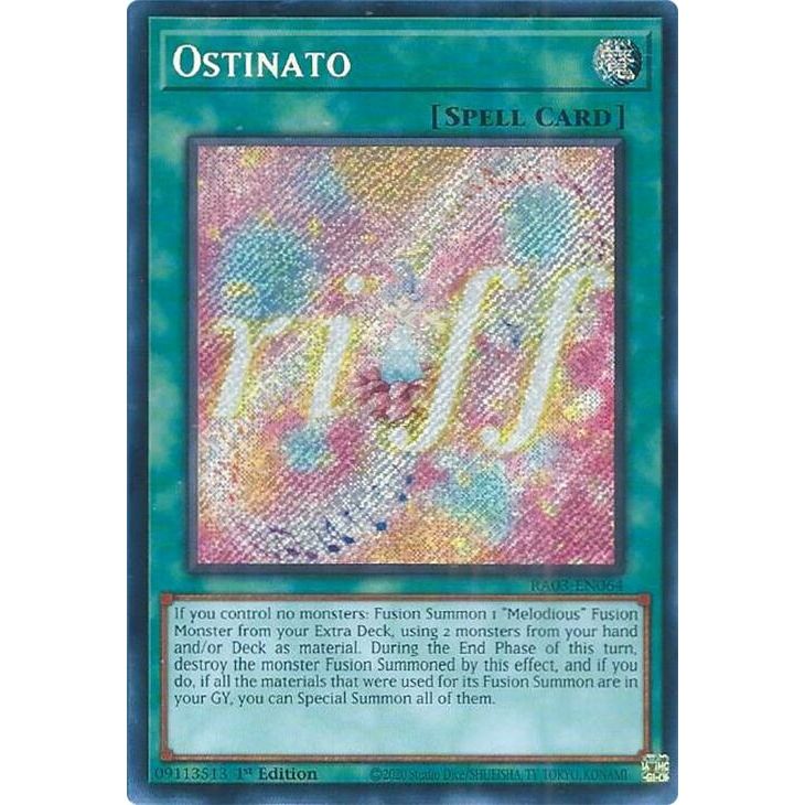Image for Ostinato (Secret Rare) (RA03-EN064) - YuGiOh