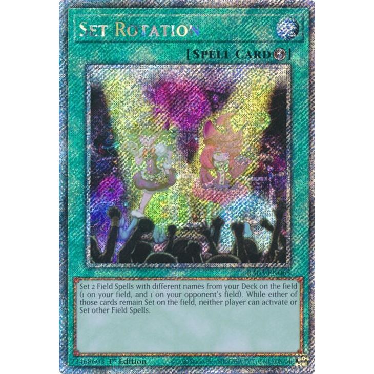 Image for Set Rotation (Platinum Secret Rare) (RA03-EN065) - YuGiOh