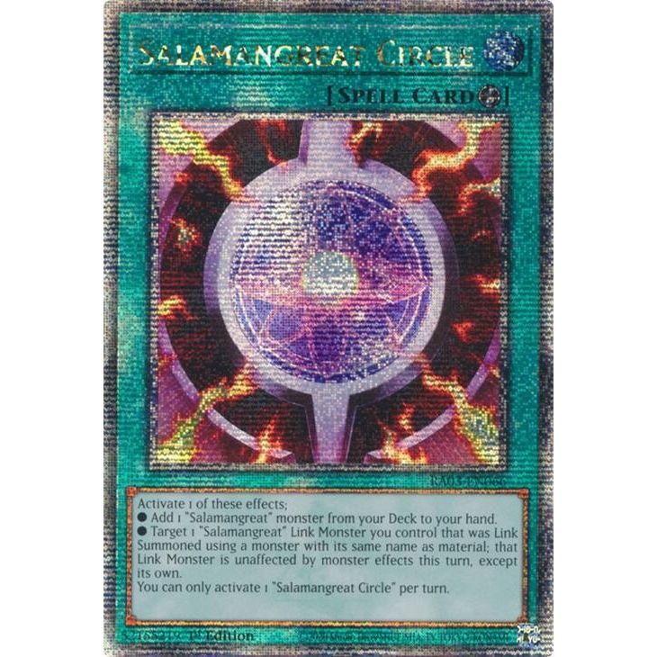 Image for Salamangreat Circle (Quarter Century Secret Rare) (RA03-EN066) - YuGiOh
