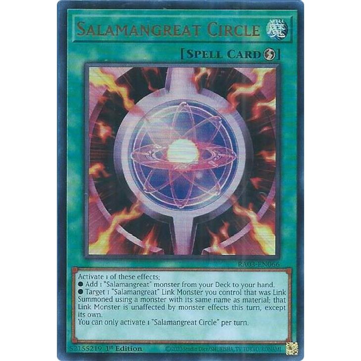 Image for Salamangreat Circle (UR) (RA03-EN066) - YuGiOh