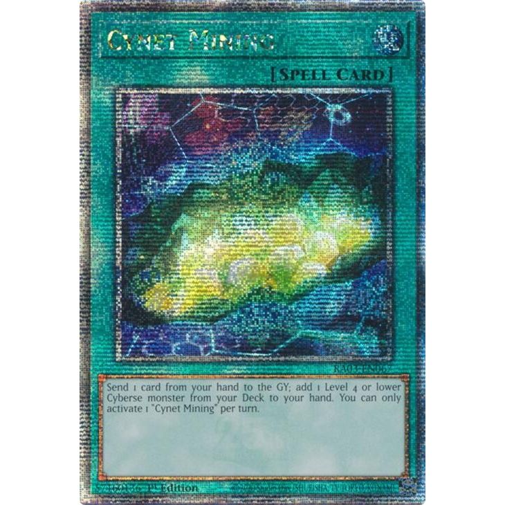 Image for Cynet Mining (Quarter Century Secret Rare) (RA03-EN067) - YuGiOh
