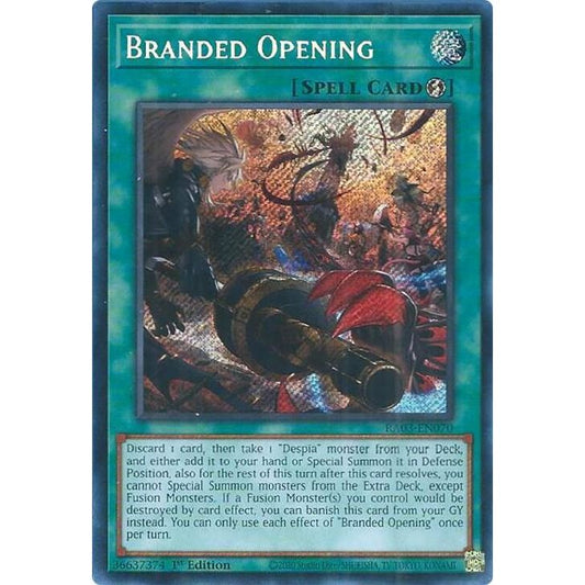 Image for Branded Opening (Secret Rare) (RA03-EN070) - YuGiOh