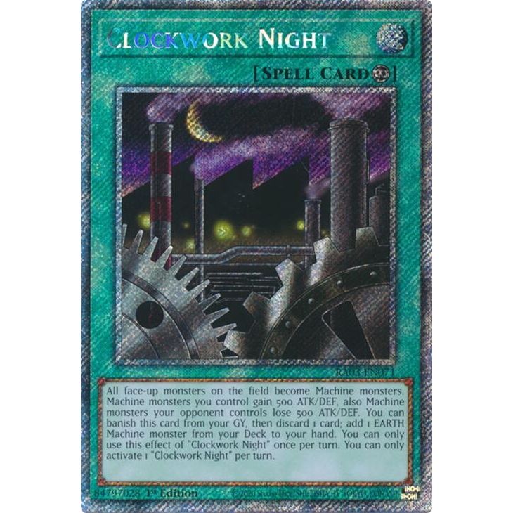 Image for Clockwork Night (Platinum Secret Rare) (RA03-EN071) - YuGiOh