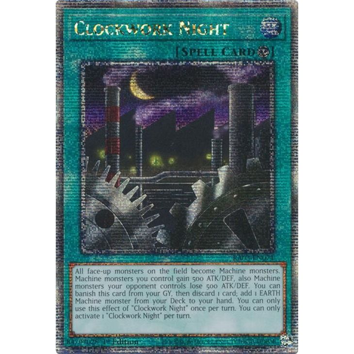 Image for Clockwork Night (Quarter Century Secret Rare) (RA03-EN071) - YuGiOh