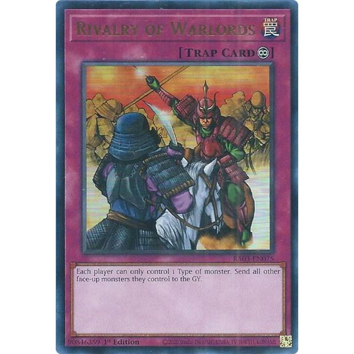 Image for Rivalry of Warlords (UR) (RA03-EN075) - YuGiOh