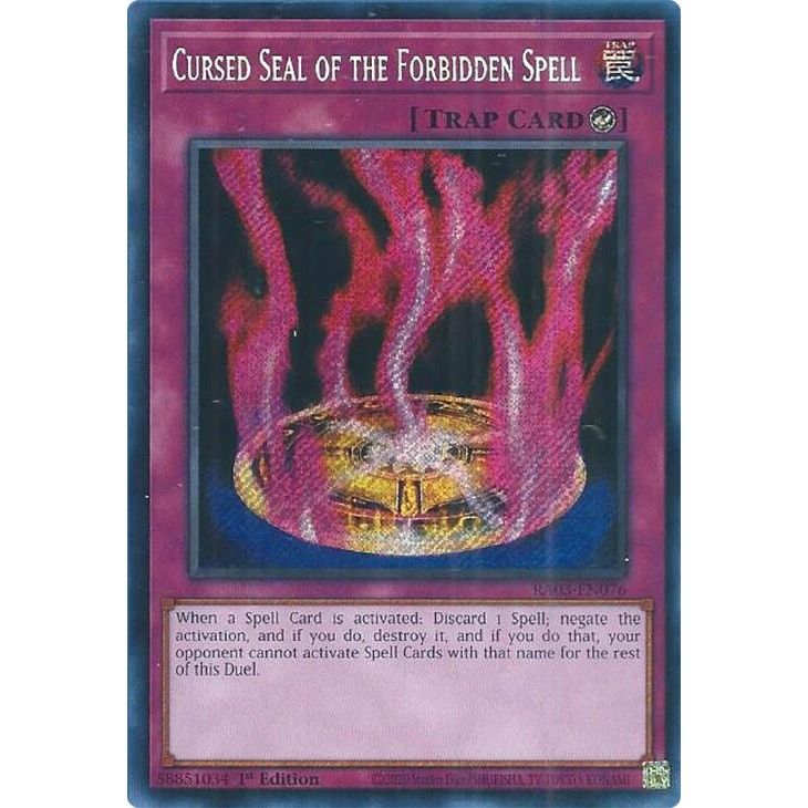 Image for Cursed Seal of the Forbidden Spell (Secret Rare) (RA03-EN076) - YuGiOh