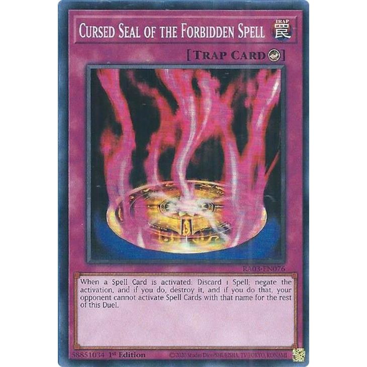 Image for Cursed Seal of the Forbidden Spell (RA03-EN076) - YuGiOh