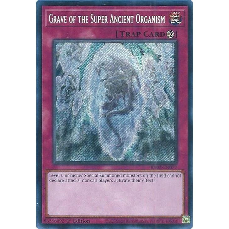 Image for Grave of the Super Ancient Organism (Secret Rare) (RA03-EN077) - YuGiOh