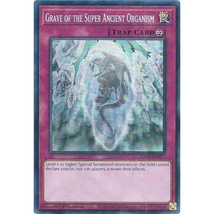 Image for Grave of the Super Ancient Organism (RA03-EN077) - YuGiOh