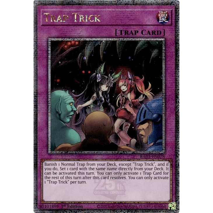 Image for Trap Trick (Quarter Century Secret Rare) (RA03-EN078) - YuGiOh