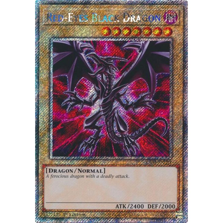 Image for Red-Eyes Black Dragon (Platinum Secret Rare) (RA03-EN081) - YuGiOh