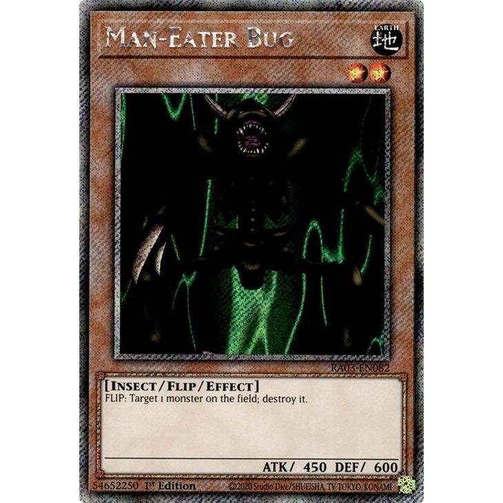Image for Man-Eater Bug (Platinum Secret Rare) (RA03-EN082) - YuGiOh