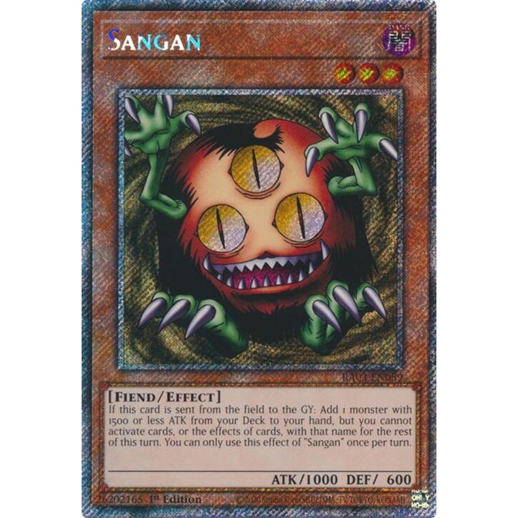 Image for Sangan (Platinum Secret Rare) (RA03-EN089) - YuGiOh