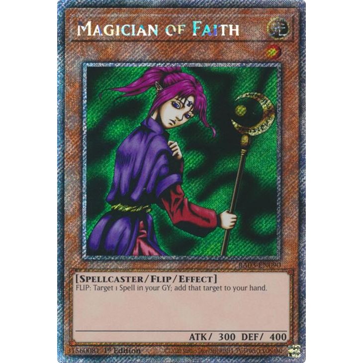 Image for Magician of Faith (Platinum Secret Rare) (RA03-EN090) - YuGiOh
