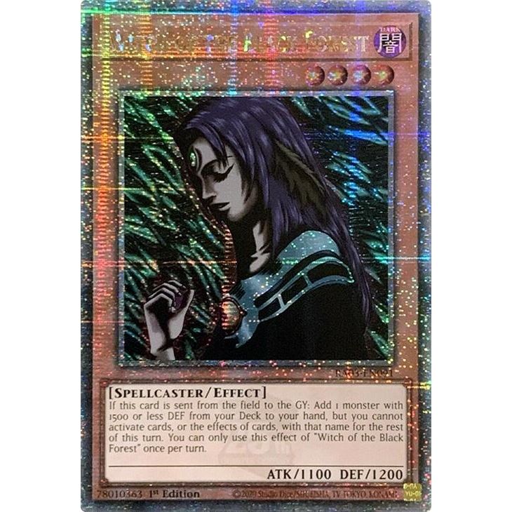 Image for Witch of the Black Forest (Quarter Century Secret Rare) (RA03-EN091) - YuGiOh