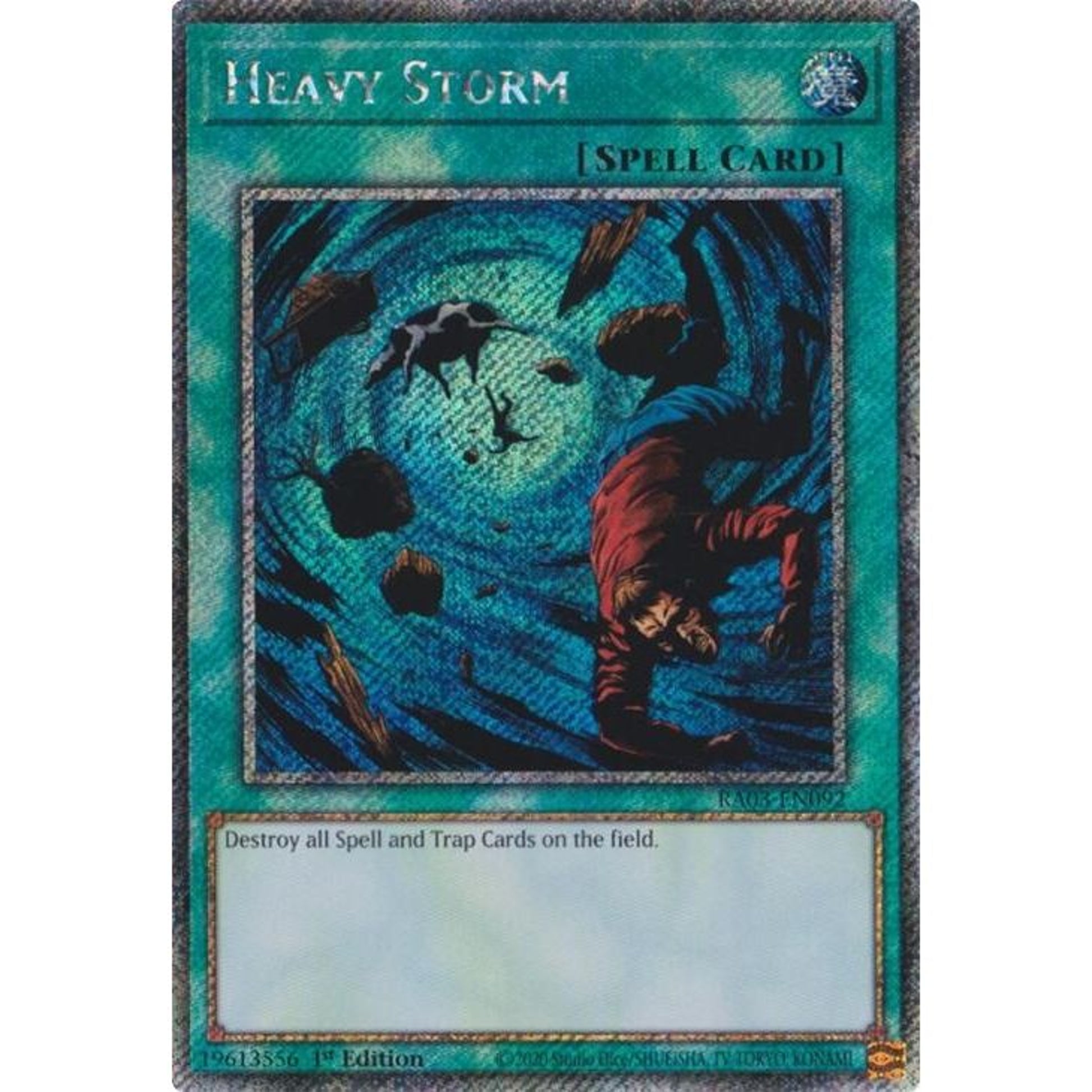 Image for Heavy Storm (Platinum Secret Rare) (RA03-EN092) - YuGiOh