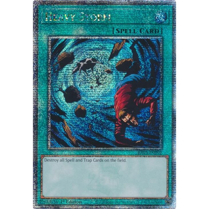 Image for Heavy Storm (Quarter Century Secret Rare) (RA03-EN092) - YuGiOh