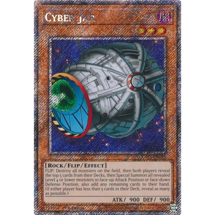 Image for Cyber Jar (Platinum Secret Rare) (RA03-EN095) - YuGiOh