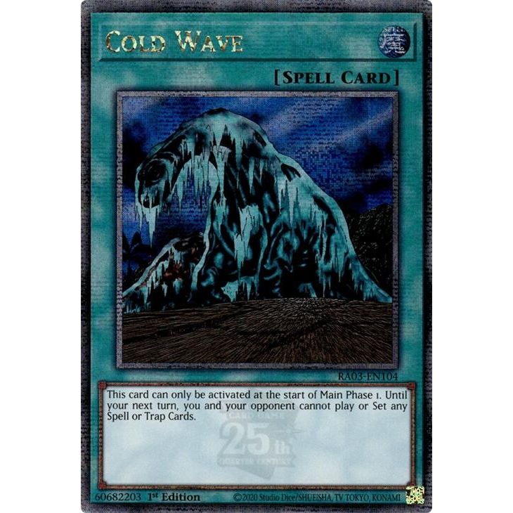 Image for Cold Wave (Quarter Century Secret Rare) (RA03-EN104) - YuGiOh