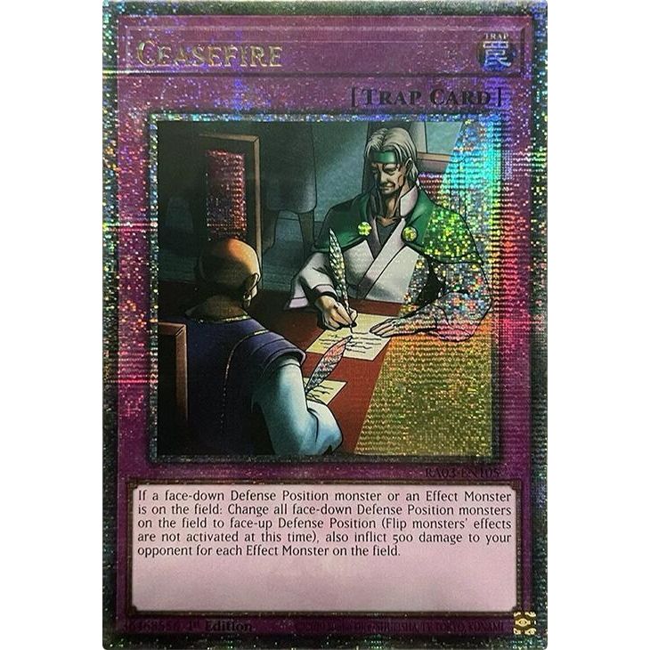 Image for Ceasefire (Quarter Century Secret Rare) (RA03-EN105) - YuGiOh
