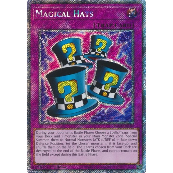 Image for Magical Hats (Platinum Secret Rare) (RA03-EN107) - YuGiOh