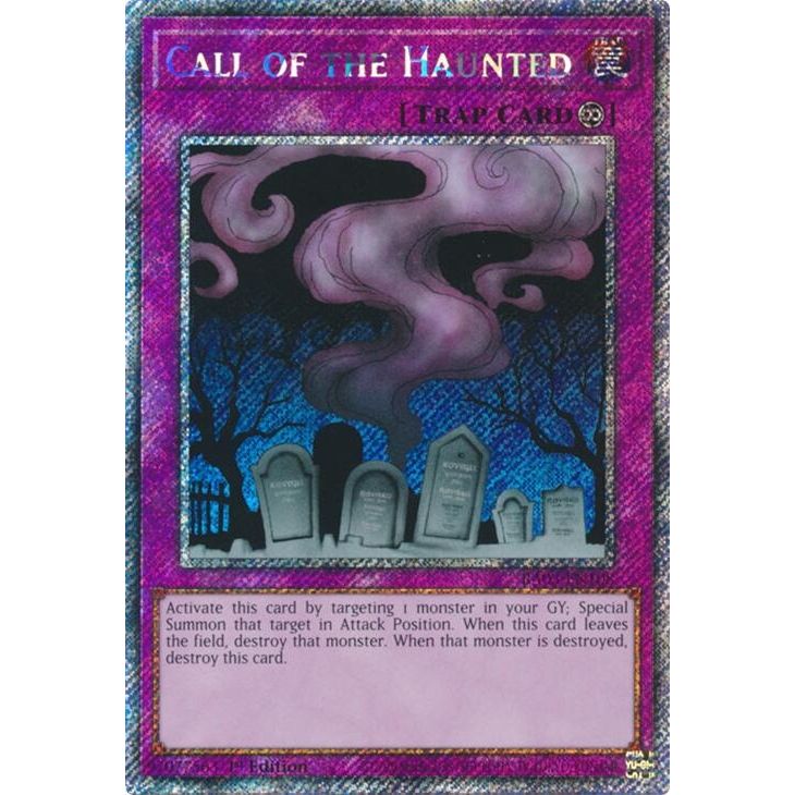 Image for Call of the Haunted (Platinum Secret Rare) (RA03-EN108) - YuGiOh