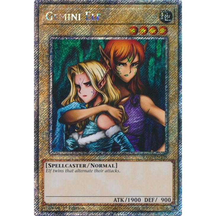 Image for Gemini Elf (Platinum Secret Rare) (RA03-EN109) - YuGiOh
