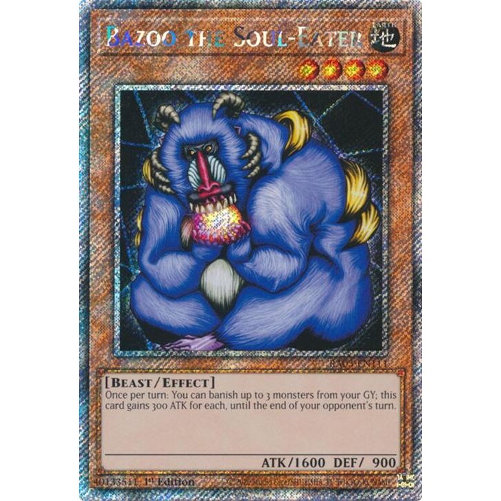 Image for Bazoo the Soul-Eater (Platinum Secret Rare) (RA03-EN111) - YuGiOh