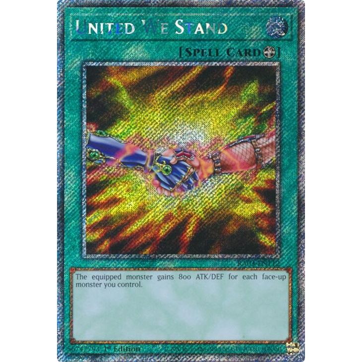 Image for United We Stand (Platinum Secret Rare) (RA03-EN112) - YuGiOh