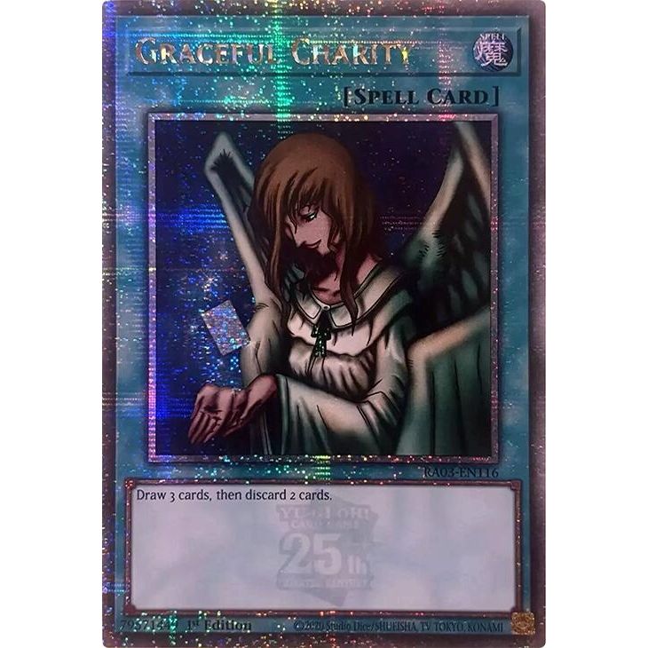 Image for Graceful Charity (Quarter Century Secret Rare) (RA03-EN116) - YuGiOh