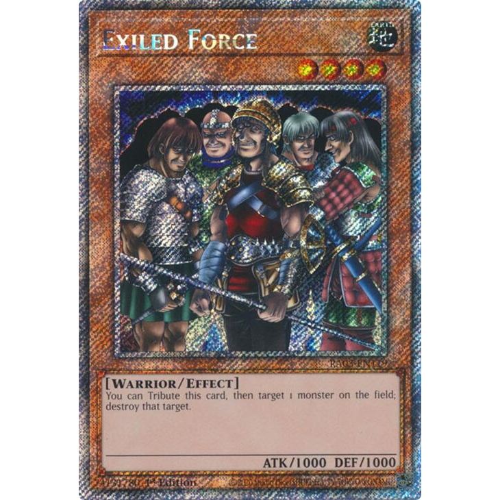 Image for Exiled Force (Platinum Secret Rare) (RA03-EN119) - YuGiOh