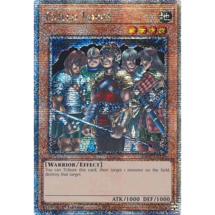 Image for Exiled Force (Quarter Century Secret Rare) (RA03-EN119) - YuGiOh