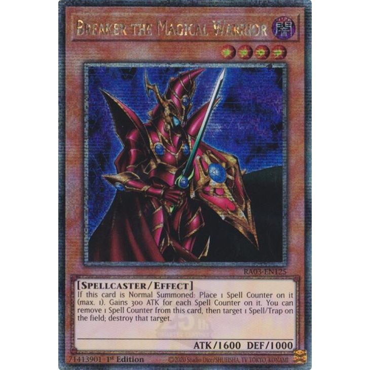 Image for Breaker the Magical Warrior (Quarter Century Secret Rare) (RA03-EN125) - YuGiOh