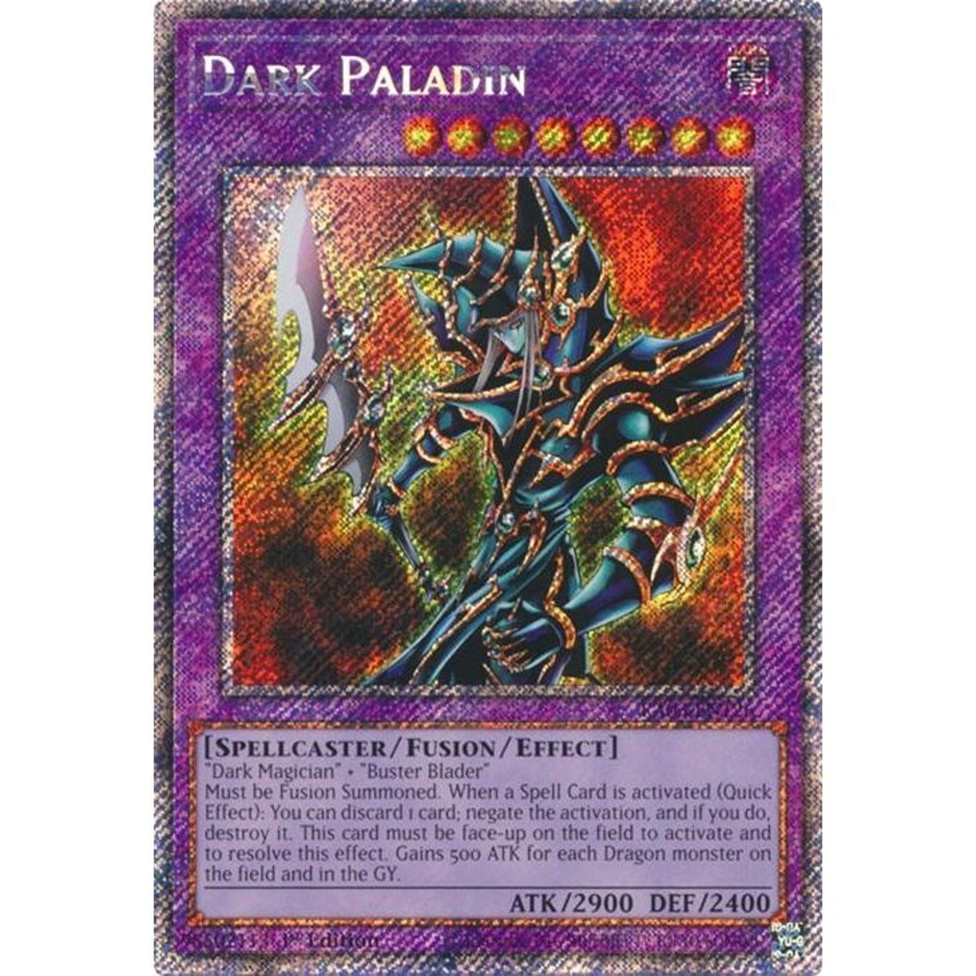Image for Dark Paladin (Platinum Secret Rare) (RA03-EN126) - YuGiOh