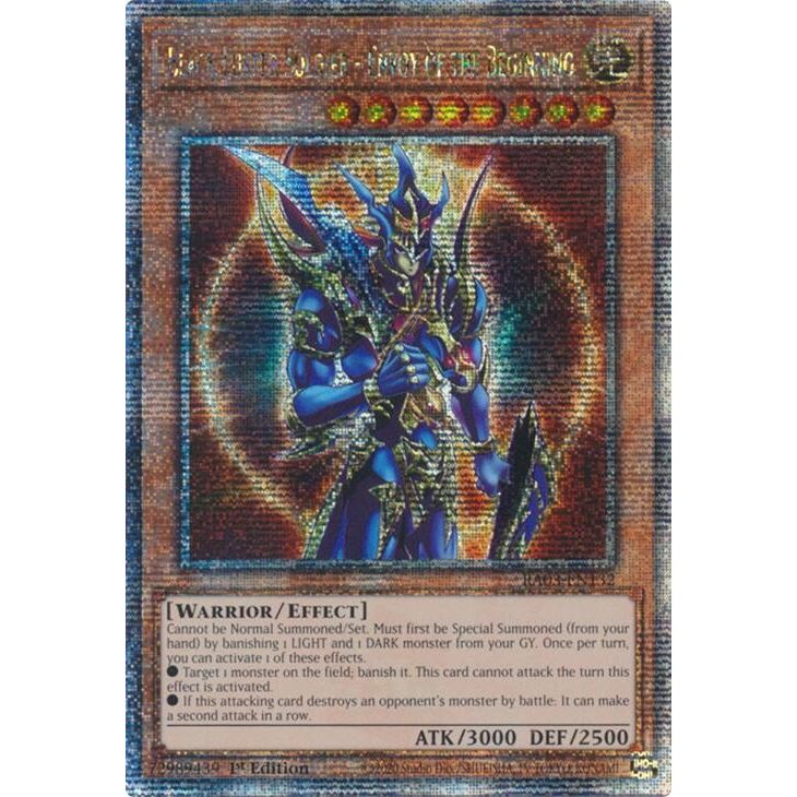 Image for Black Luster Soldier - Envoy of the Beginning (Quarter Century Secret Rare) (RA03-EN132) - YuGiOh
