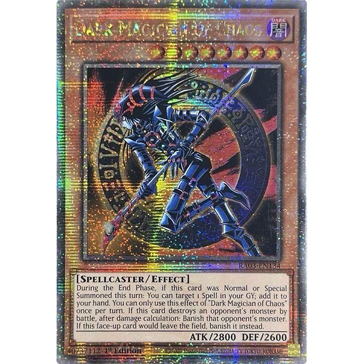 Image for Dark Magician of Chaos (Quarter Century Secret Rare) (RA03-EN134) - YuGiOh